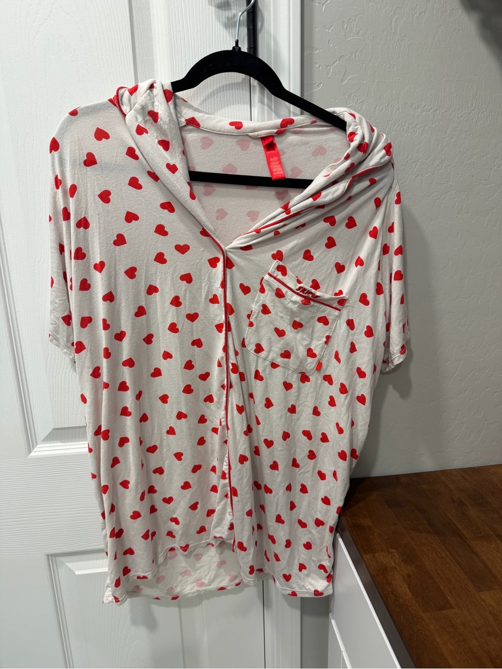 Skims short sleeve and shorts pajama set